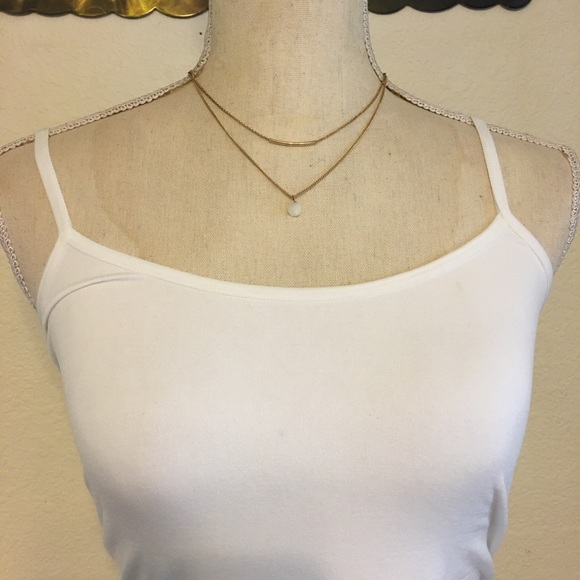 Vintage Liz Claiborne layered simple necklace - Picture 3 of 8